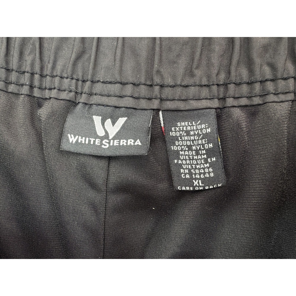 White Sierra Snow Pants Black Lined Ski Winter Boot Gaiters Nylon | Men's XL - Picture 4 of 16